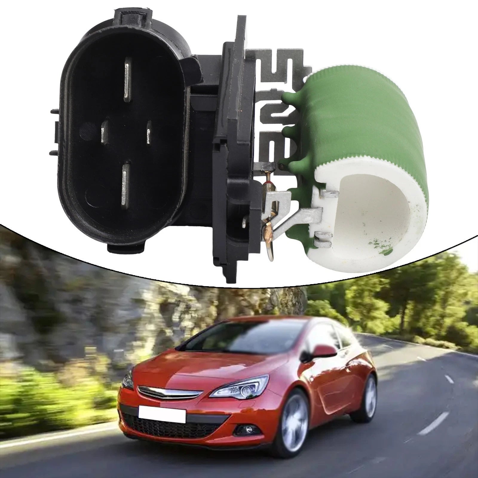 4 Pin Radiator Fan Motor Resistor for OE Compatibility