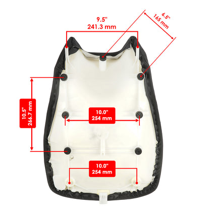 Complete Seat Replacement for Yamaha 1HP F4710 (Black) (1970–1980)