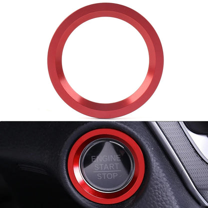 Start Stop Switch Button Ring Trim for Honda CR-V (2017–2022) Red