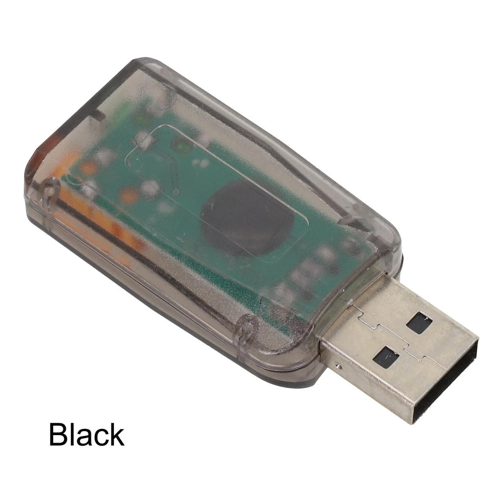 USB Sound Card for Compact Portable Audio Interface (5.1 Channel)