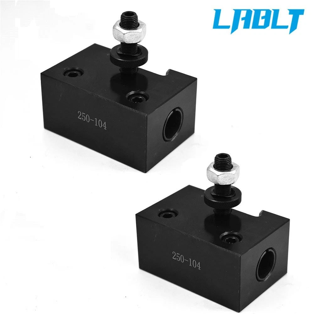 2X Quick Change Heavy Duty Boring Bar Tool Post Holder for AXA 250-104#4