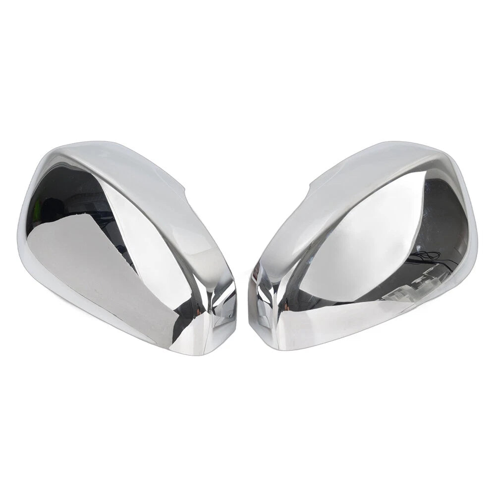 2X Rearview Mirror Cover Trim for Mitsubishi Eclipse Cross (2018–2020) Chrome