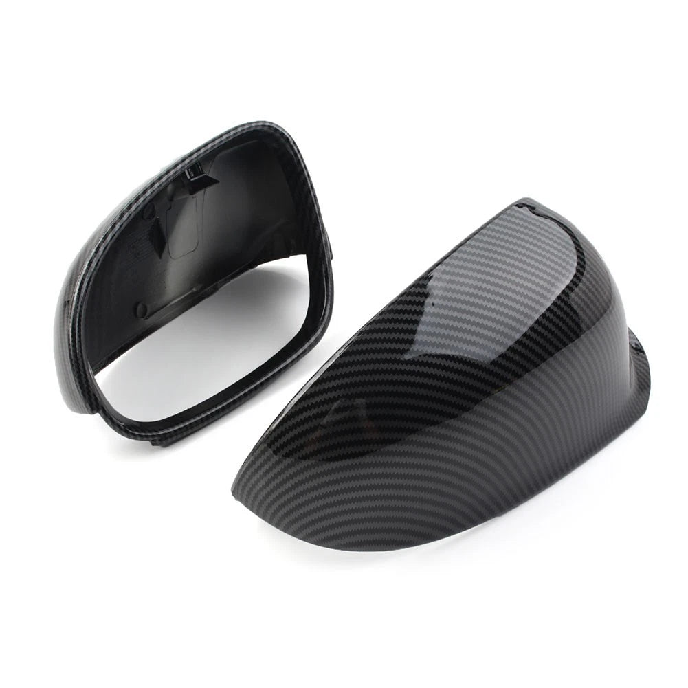 Rear View Mirror Cover Cap for VW Golf 5, EOS, Jetta, Passat (2003–2014) Carbon Fiber Look