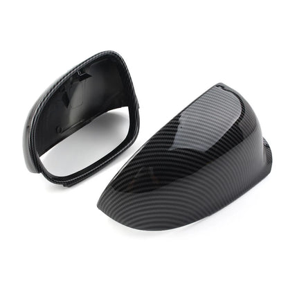 Rear View Mirror Cover Cap for VW Golf 5, EOS, Jetta, Passat (2003–2014) Carbon Fiber Look