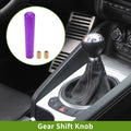 Cylindrical Crystal Shift Knob for Universal Fit (20cm, Purple)