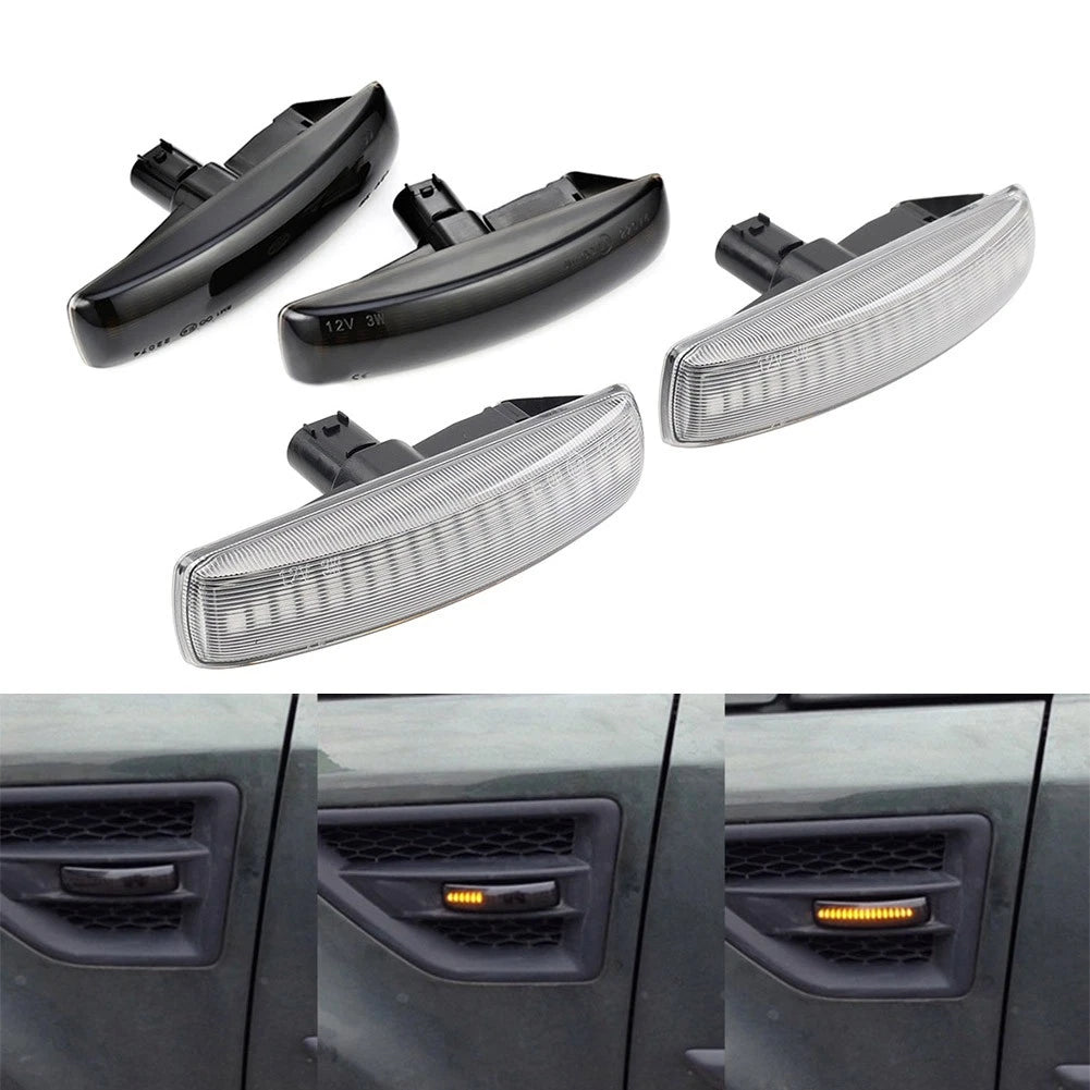 LED Side Marker Lights for Range Rover Sport Discovery LR3 LR4 LR2 (2006–2013)