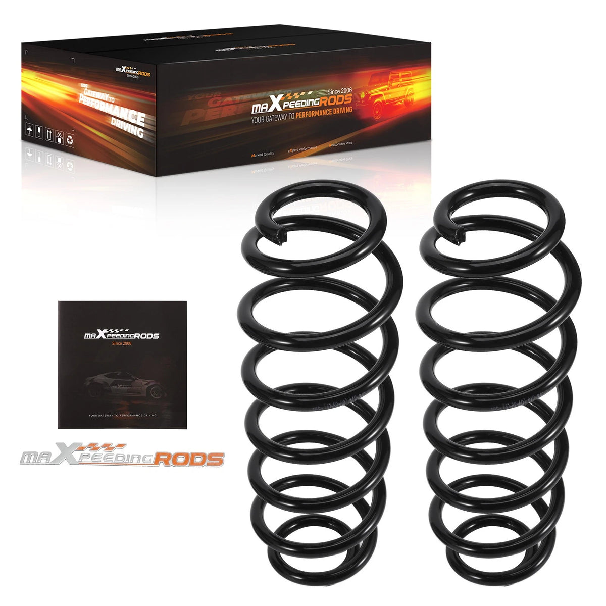 Rear Coil Spring Kit for VW Jetta Golf GTI MK5 MK6 (2005–2014)