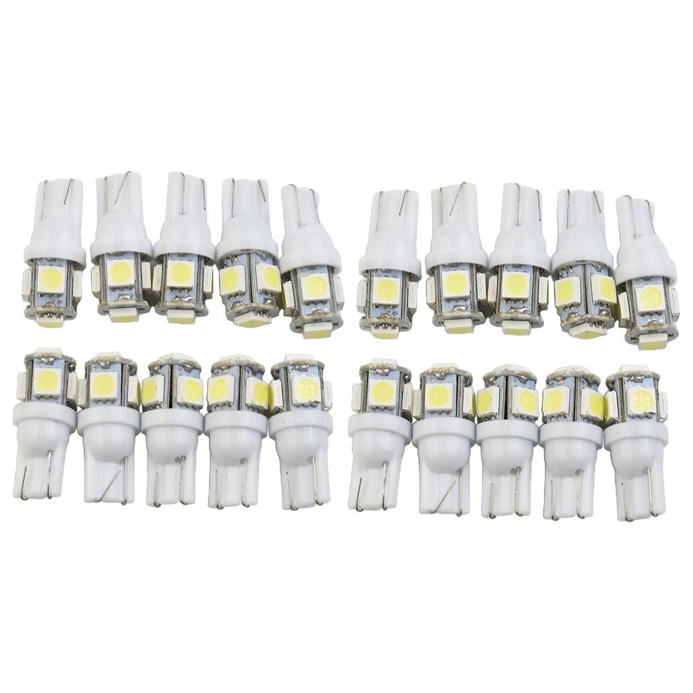 Pack of 20 Super Bright 921 LED License Plate Bulbs 6000K White