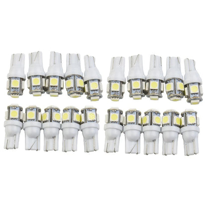 Pack of 20 Super Bright 921 LED License Plate Bulbs 6000K White