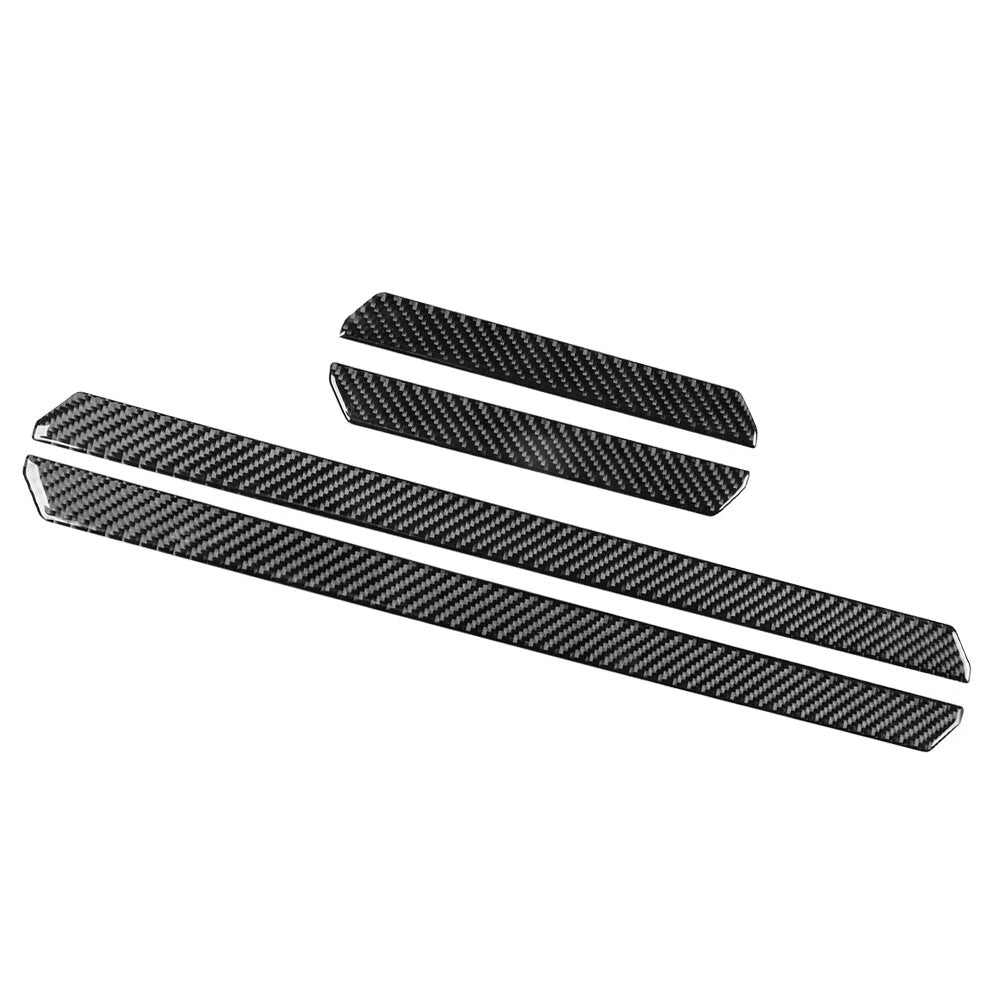 Carbon Look Door Sill Scuff Protector for VW Golf 8 MK8 (2021–2023)