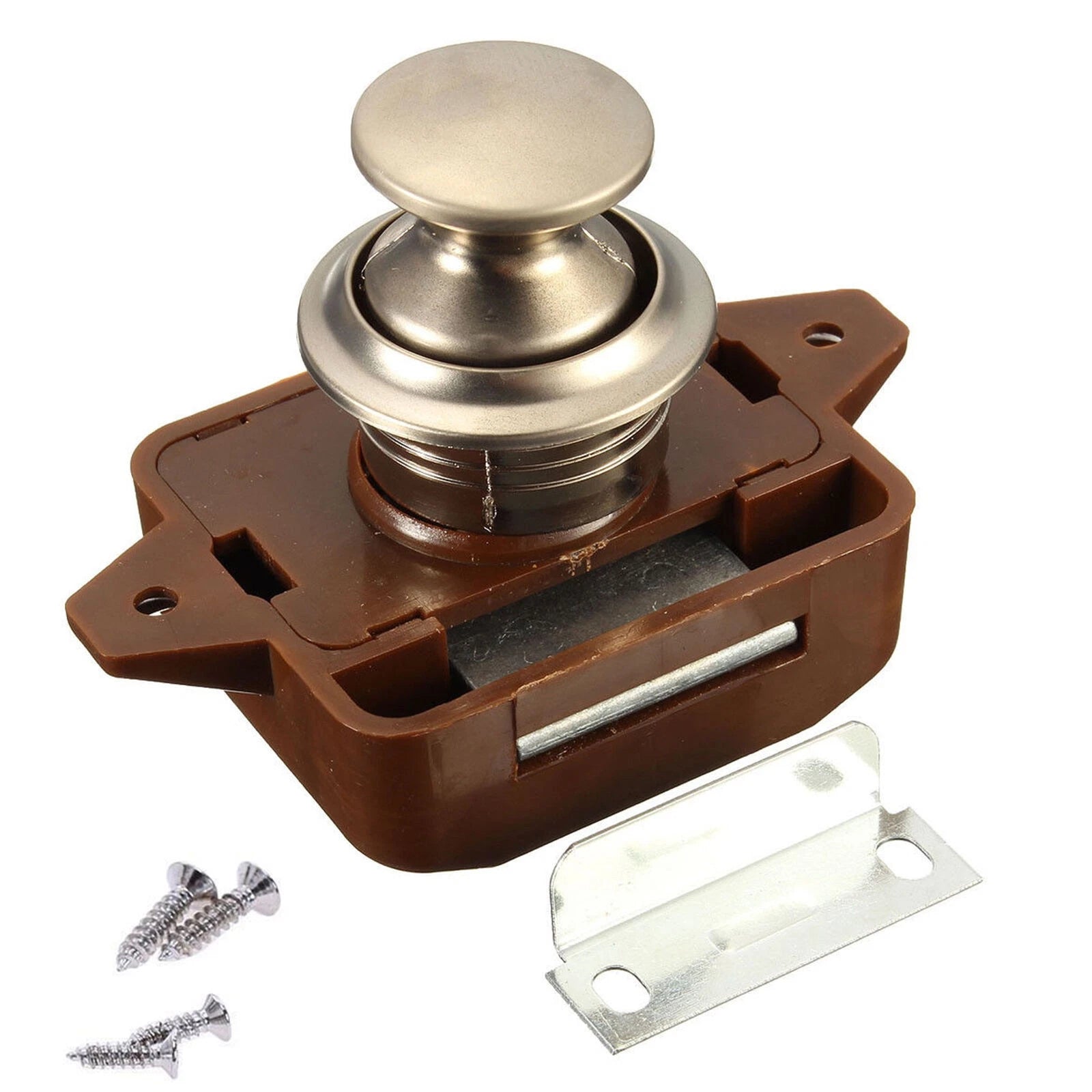 Push Button Catch Lock for Door 14mm-22mm (Fits )