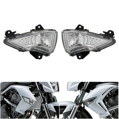 Front Turn Signal Lights for Kawasaki ER6N ER6F ER6R (2009–2011)