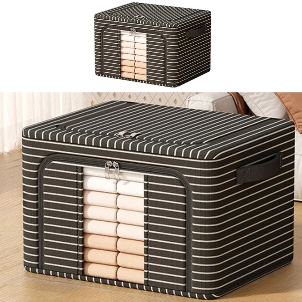 2X Foldable Storage Box for Cars (Moisture Resistant, Steel Frame)