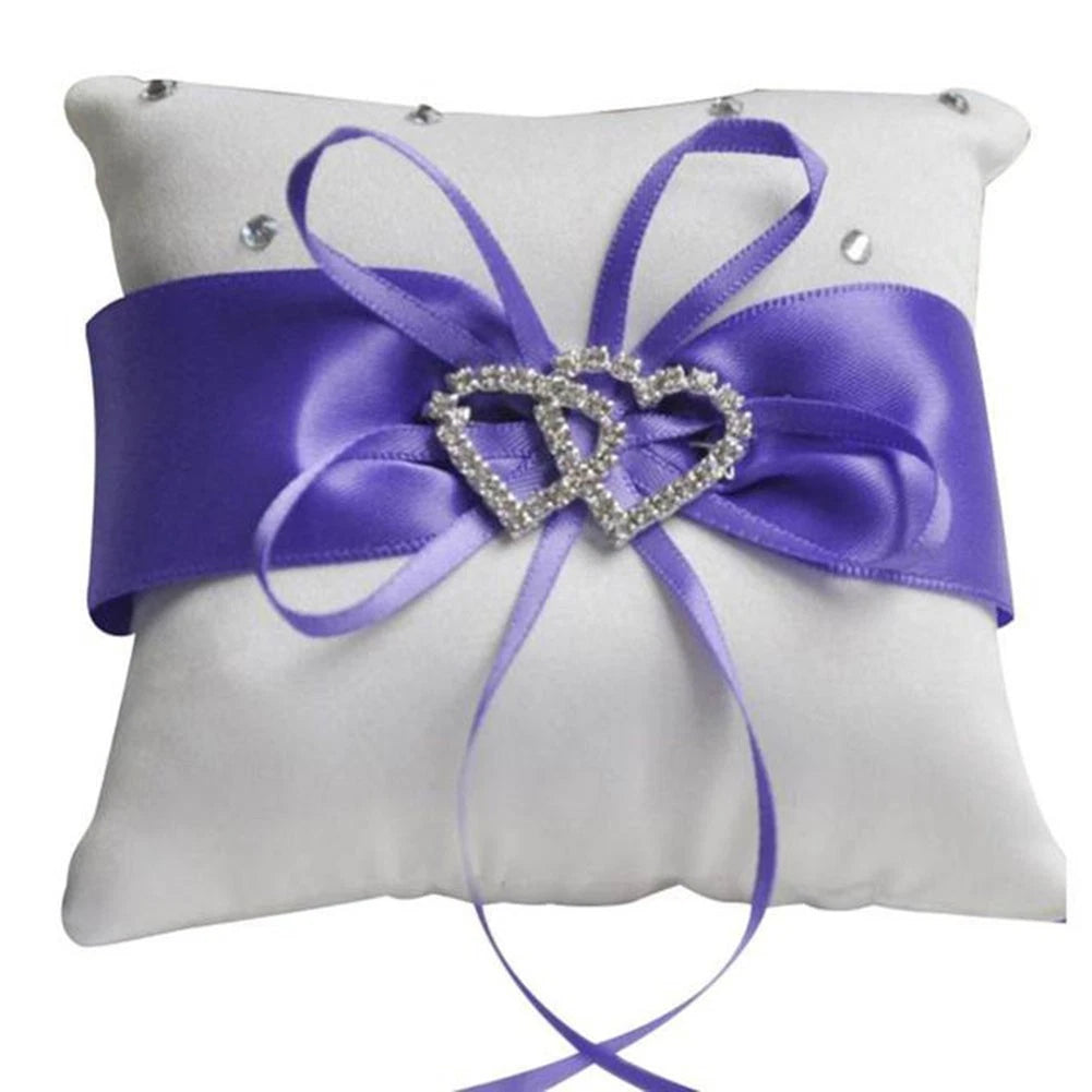 Cushion Wedding Ring Pillow for Bridal Ceremony