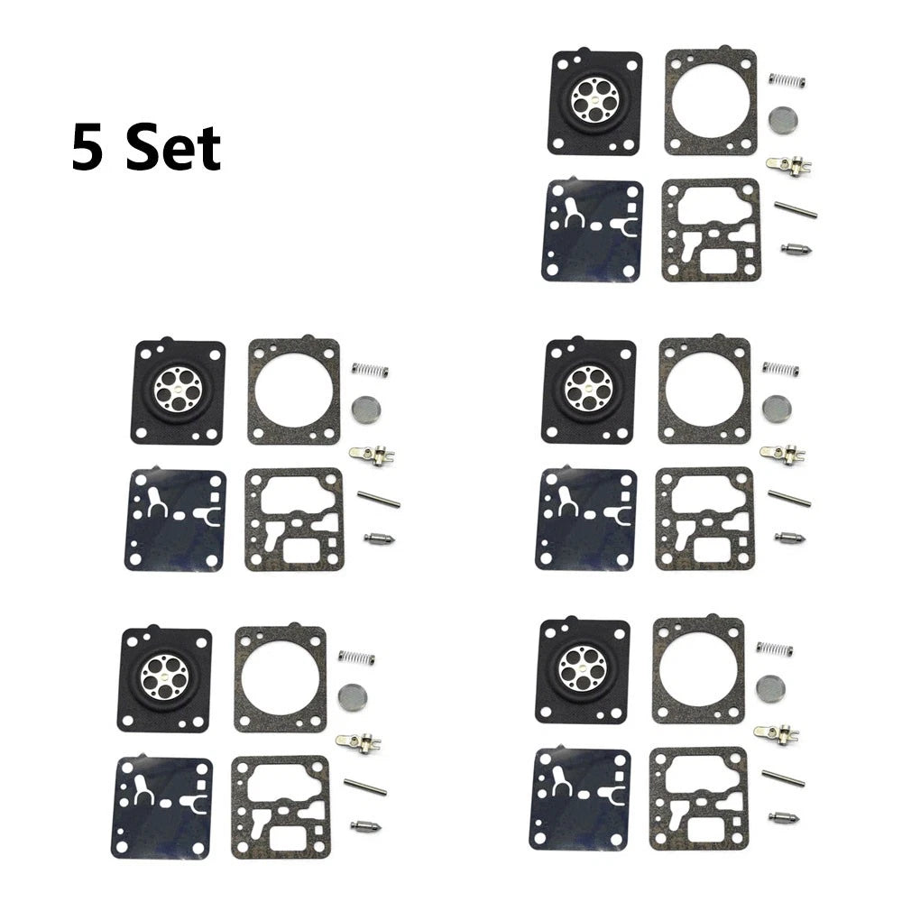 Set of 5 Carburetor Carb Kits for Stihl FS94 FS94R FS94RC KM94R HL92C (4149 007 1701)