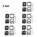 Set of 5 Carburetor Carb Kits for Stihl FS94 FS94R FS94RC KM94R HL92C (4149 007 1701)