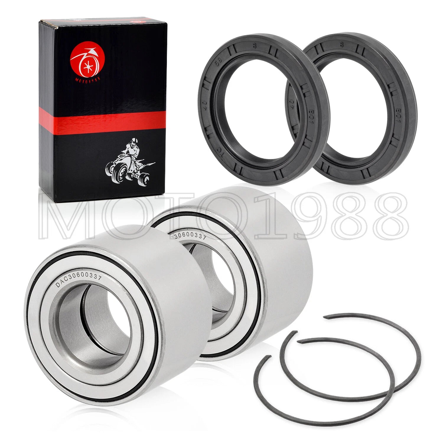 2 Wheel Bearings & Seals for Can-Am Renegade/Commander/Maverick 1000/850/800/570
