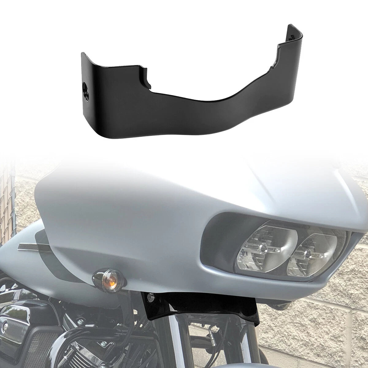 Black Outer Fairing Skirt for Harley Road Glide (2015–2024)