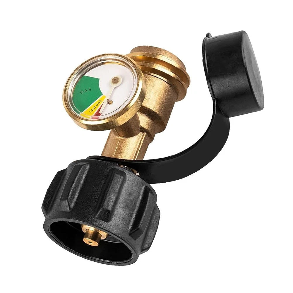Solid Brass Propane Gauge Level Indicator Perfect for Outdoor Adventures