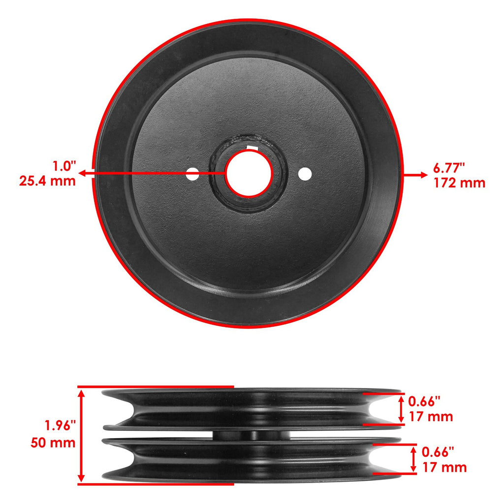 Deck Pulley Replacement for Gravely Pro-Turn 60 In. (2000–2017)