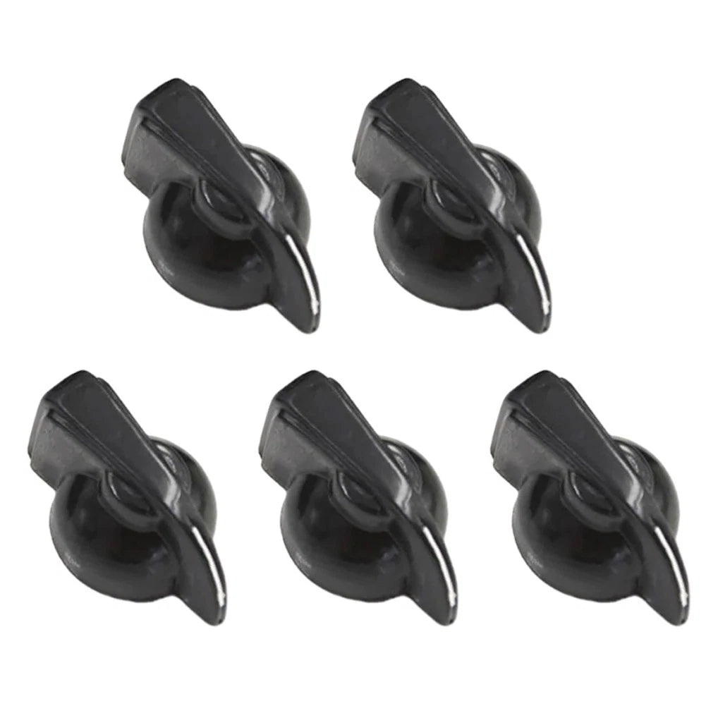 Set of 5 Bakelite Potentiometer Knobs for 6mm Shaft Hole Dia
