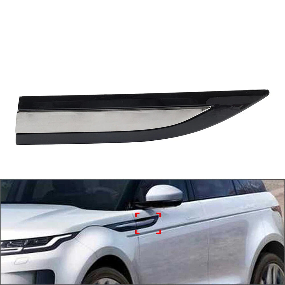 Chrome Left Fender Side Air Vent Cover Trim for Range Rover Evoque (2019–2023)