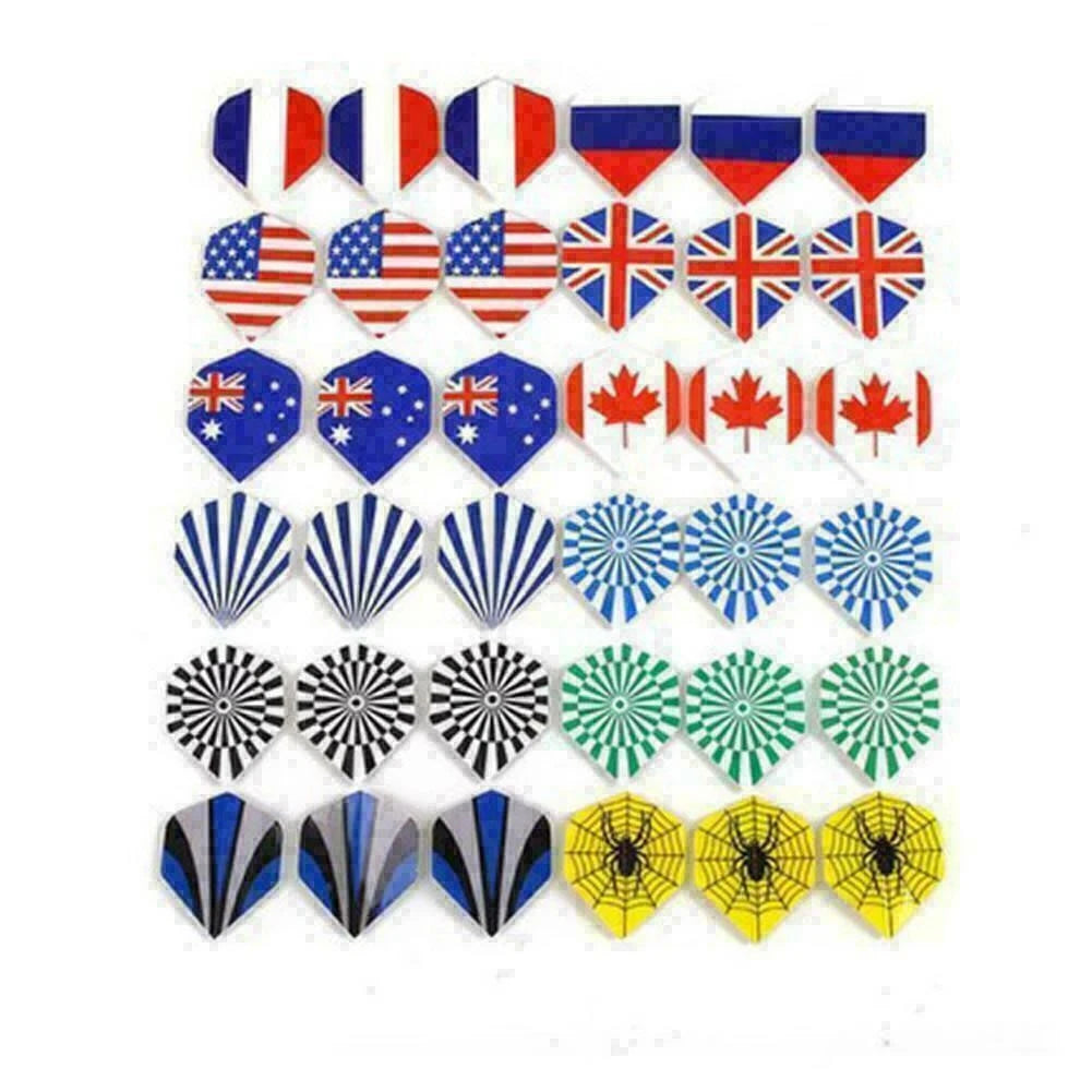 60-Pack Dart Flights for Darts (Multi-Styles) T4D4 Y0M3 Y5O4