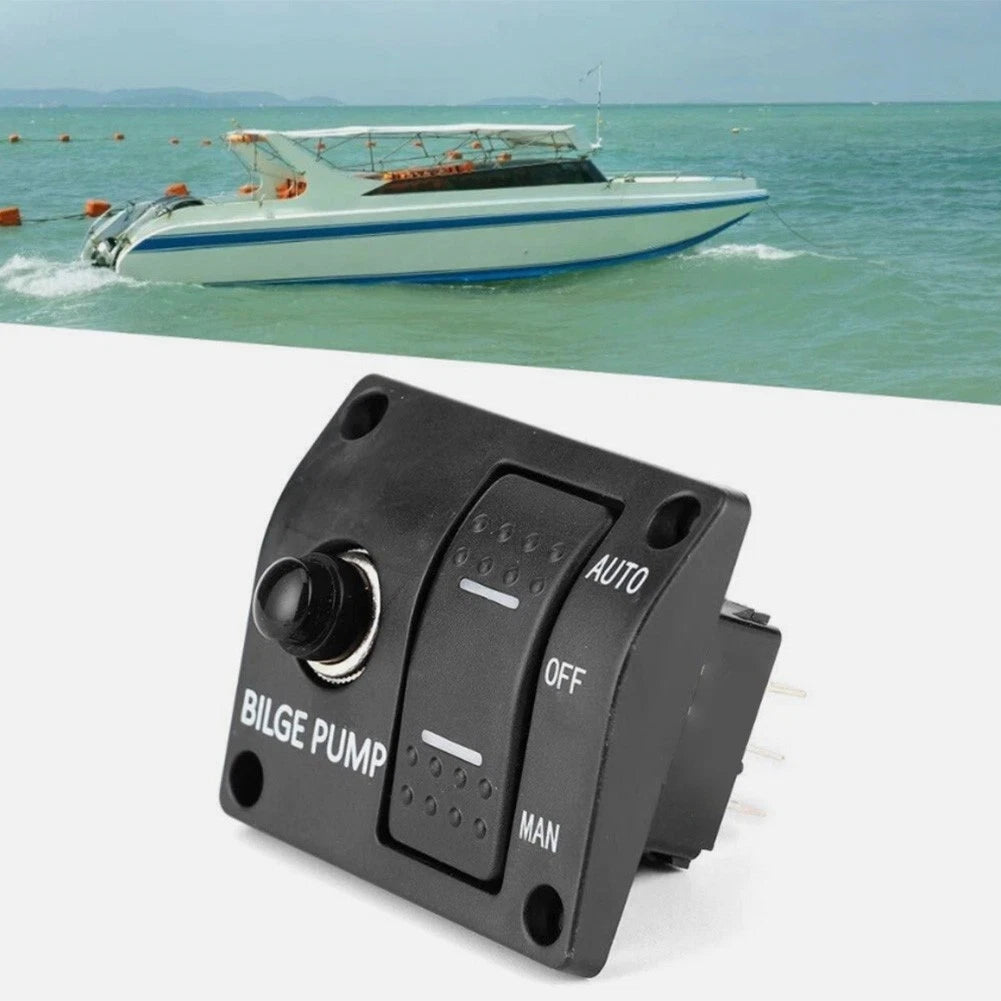 3 Way Bilge Pump Switch for Boating and Camping