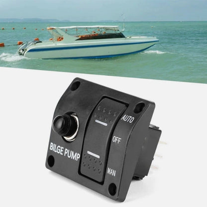 3 Way Bilge Pump Switch for Boating and Camping