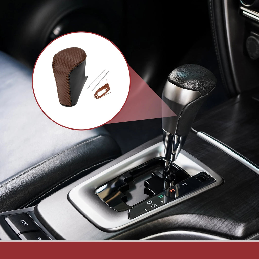 Gear Shift Knob Cover Replacement for Honda Accord 8 (2008–2012) Black