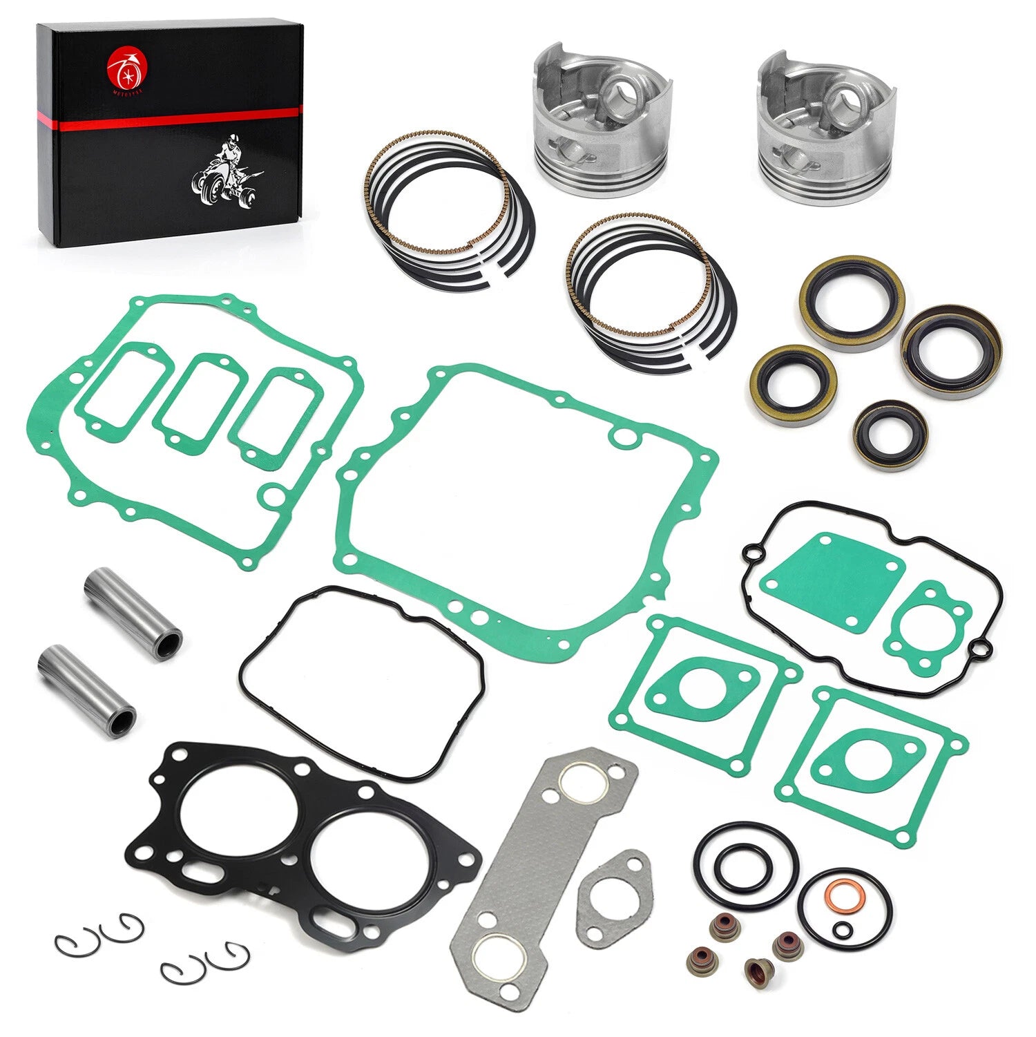 Oversize 0.5mm Piston Gasket Rebuild Kit for EZGO Golf Cart (1996–2008)