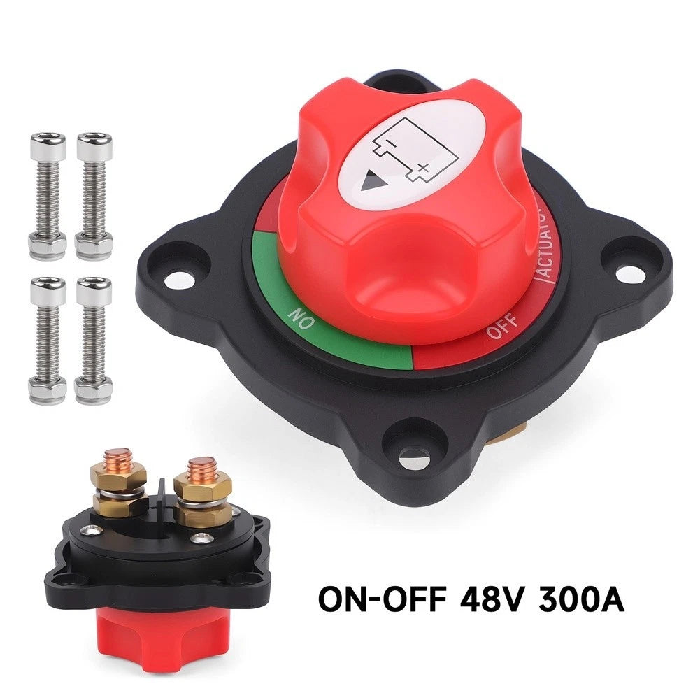 High-Current Switch 2-Position Design 300A Current Rating Compact Structure