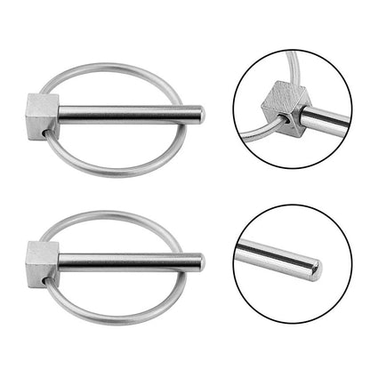 Set of 2 Stainless Steel 4.5mm Quick Pins for Boat Accessories