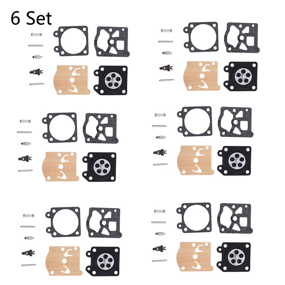 6 Set Carburetor Gasket Kit Replace For Stihl 021 023 MS210 MS230 Walbro K11-WAT