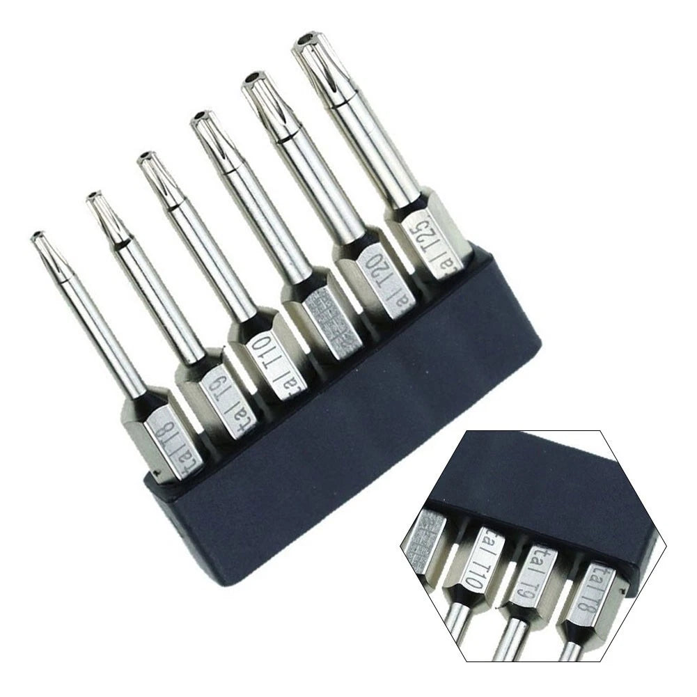 6 Pieces Hexagonal Screwdriver Bits Set for Tools