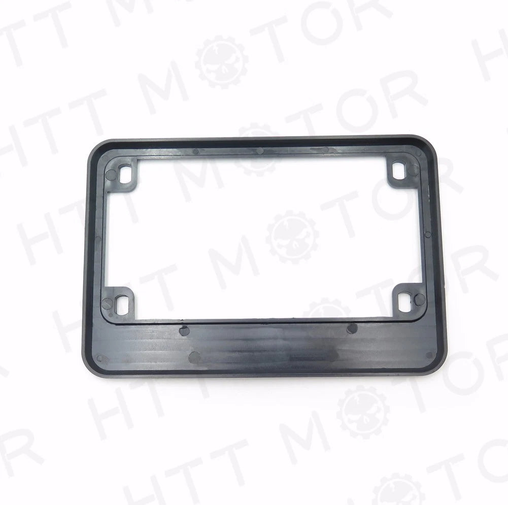 License Plate Frame for Motorcycle (4"x7", Extra 1" Width)