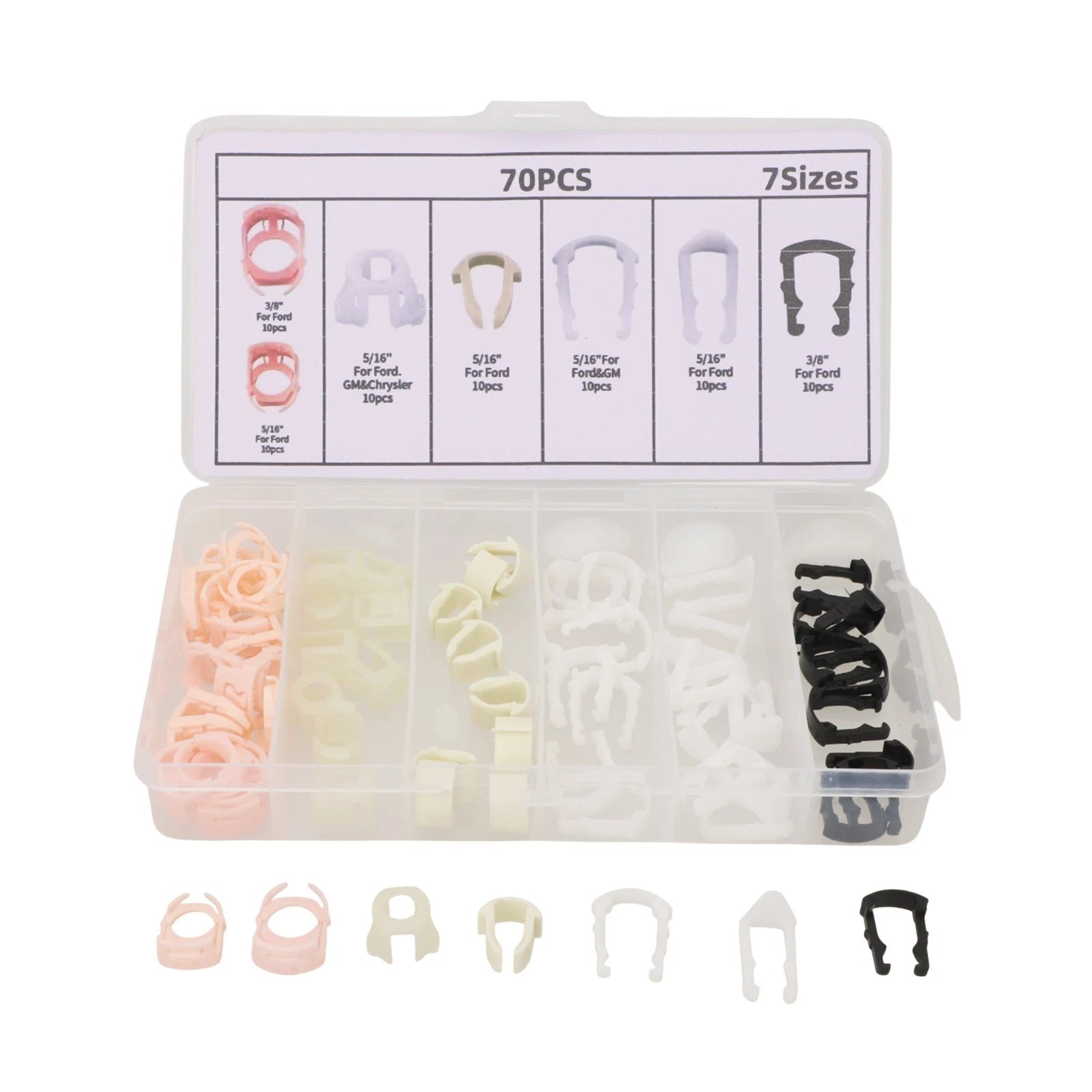 Fuel Line Retainer Clips for Ford