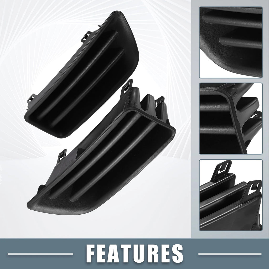 Fog Light Grille Covers Pair Replacement for Honda Accord (2008–2012)