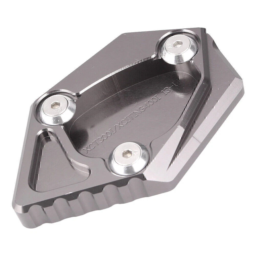 Aluminium Kickstand Pad for Kymco XCITING 400i (2012–2015) Grey