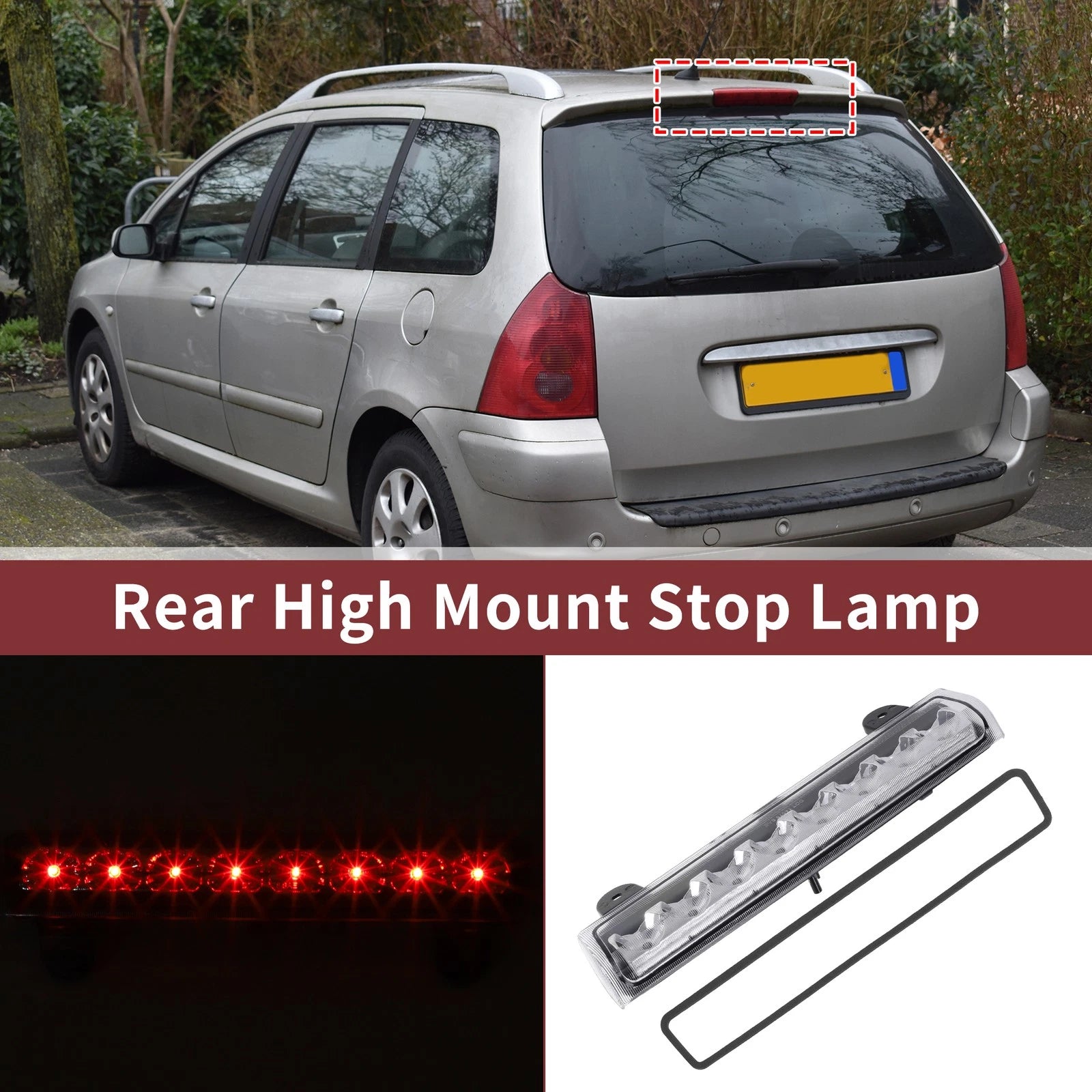 Third Brake Light White LED for Chevrolet Suburban 1500 2500 (1999–2006)
