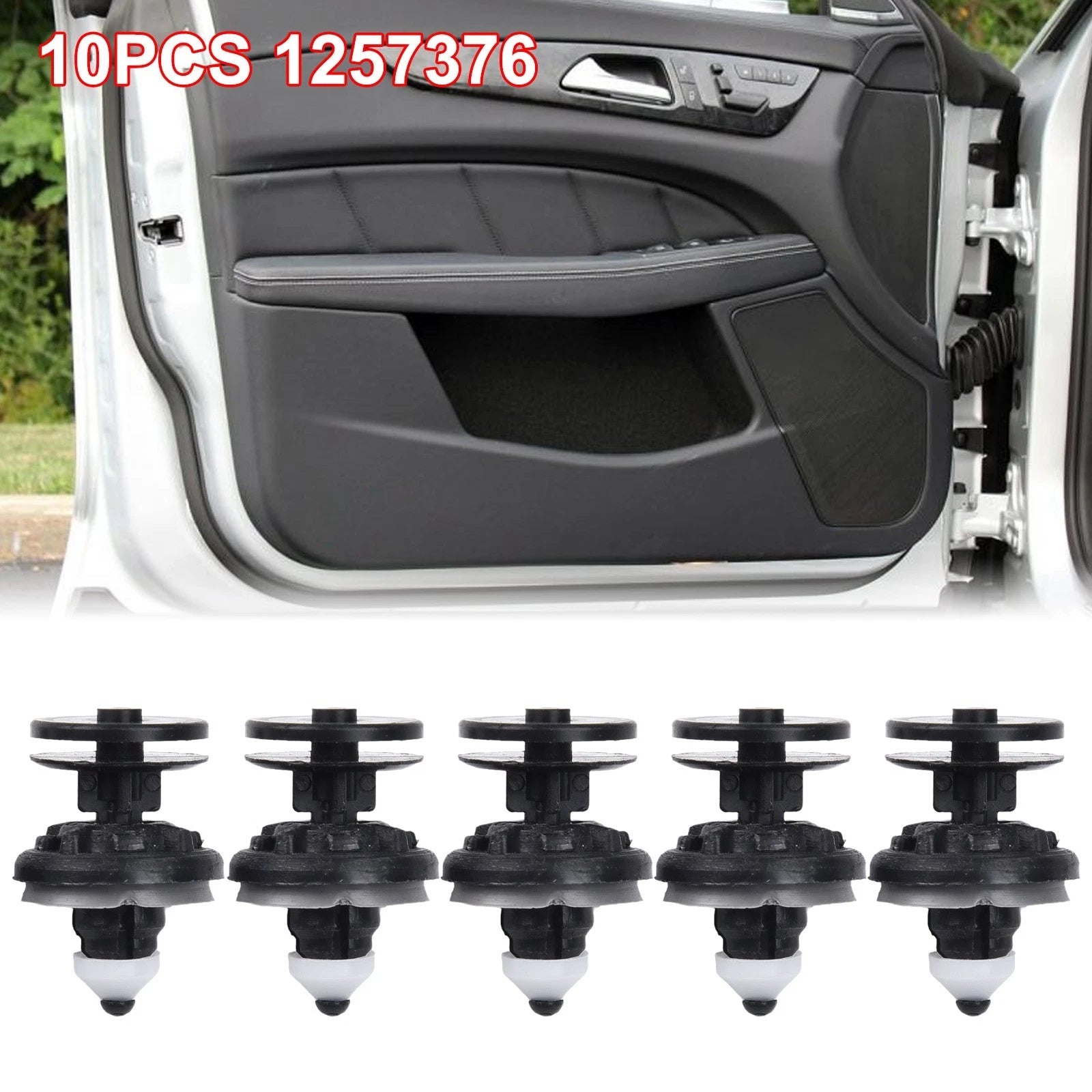 Rubber Sealed Door Trim Panel Fastener Clips for Ford Focus (2000–2018)