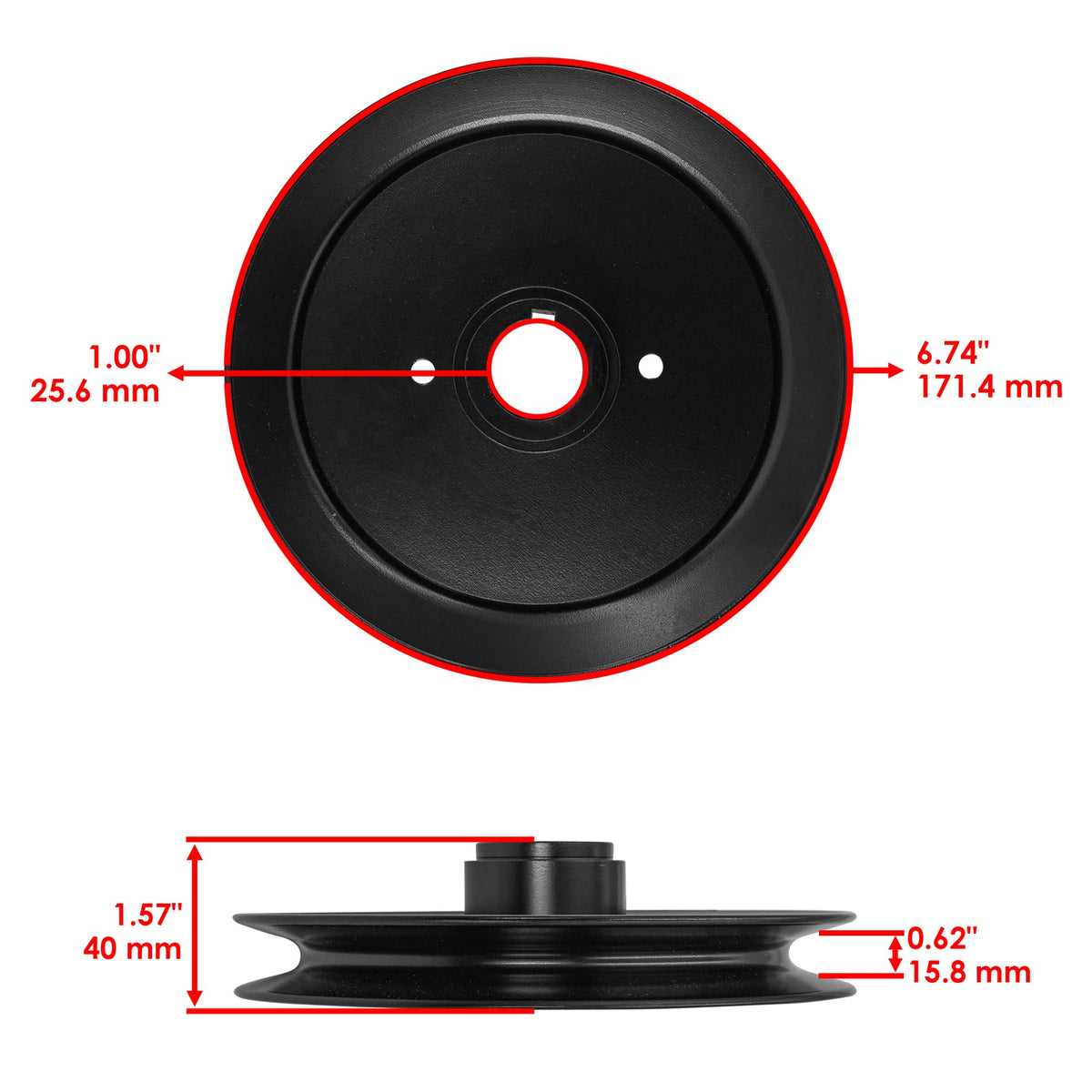 Spindle with Pulley Replacement for Ariens 52 60 in (2000–2020)
