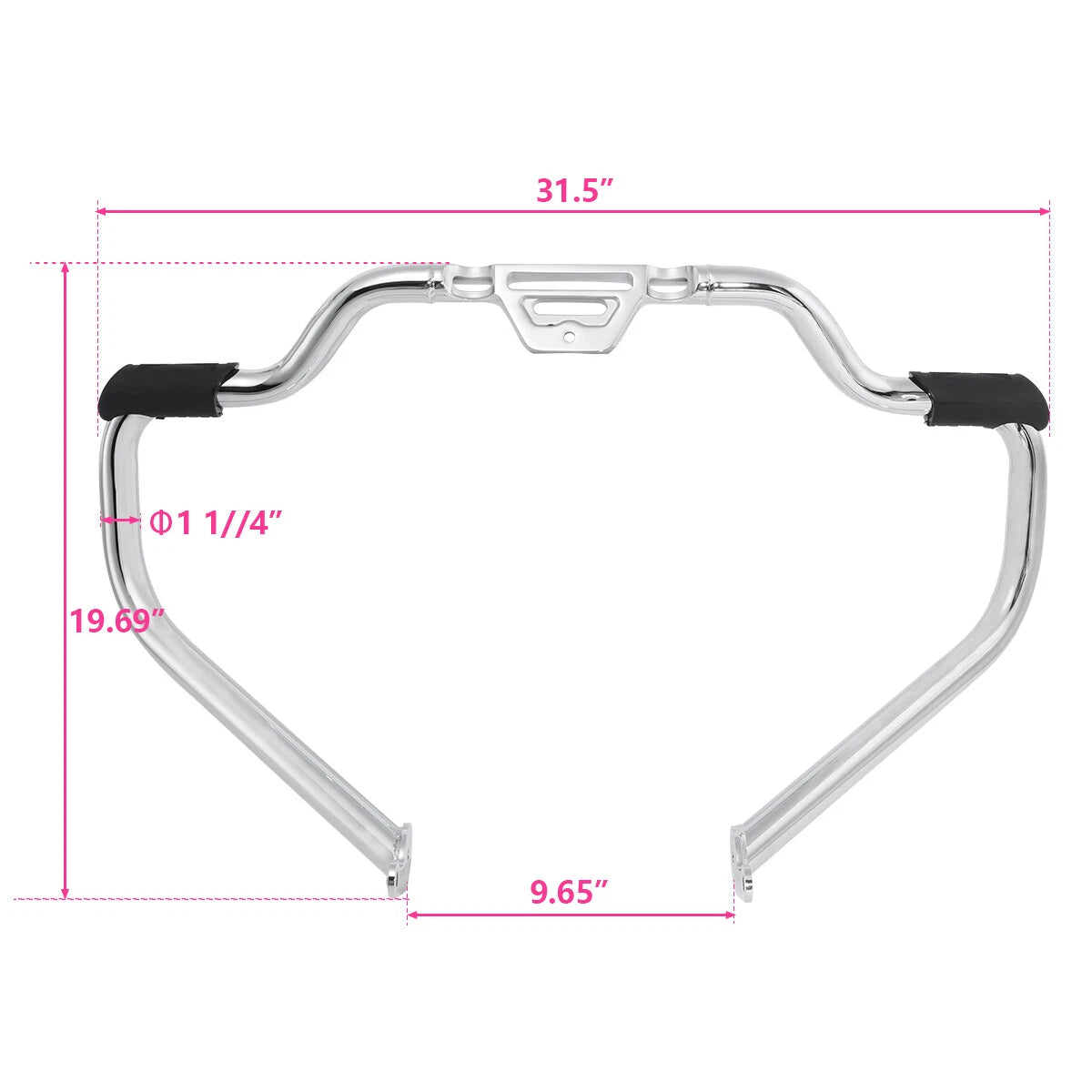 Mustache Engine Guard Bar for Harley Softail Heritage Classic (2018–2024)