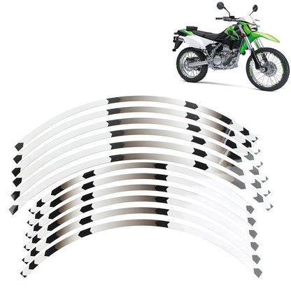 Wheel Rim Stickers for Honda CRF 450R CRF 250R (2003–2021) - White
