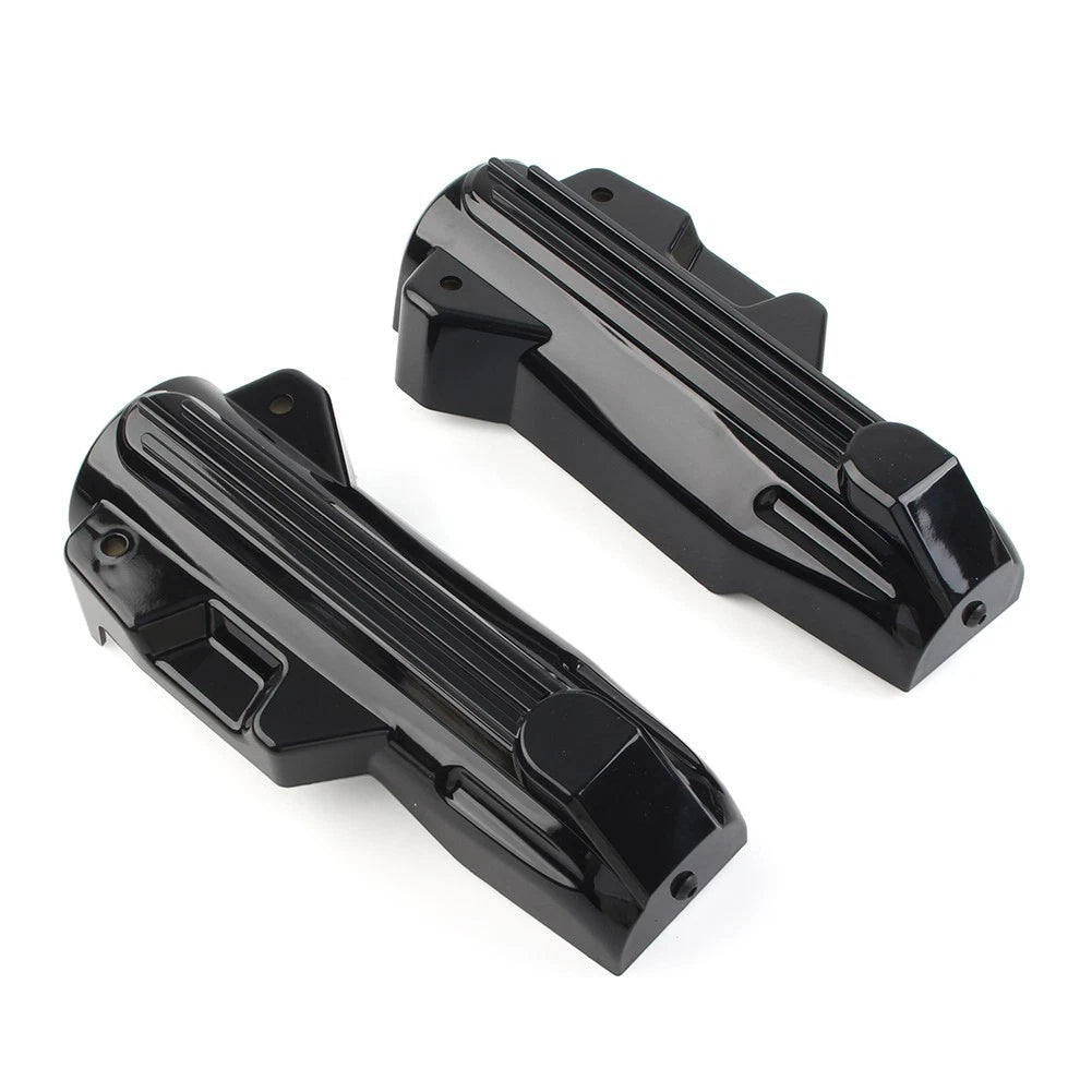 Lower Fork Covers for Harley FLHR Electra Glide Road King (2014–2021) Pair Black