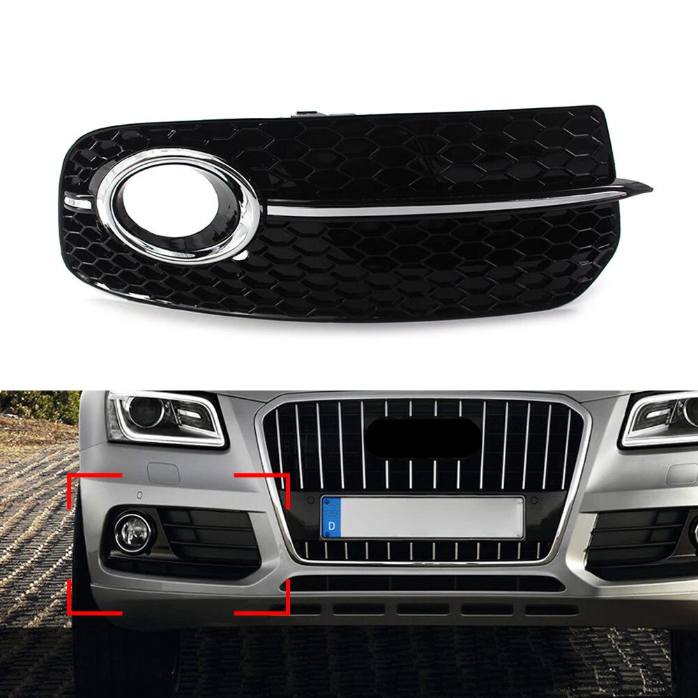 Fog Light Grille for Audi Q5 (2013–2017) Right Black