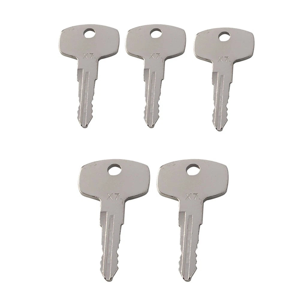5X Ignition Key for Nissan Older Forklift (X7)