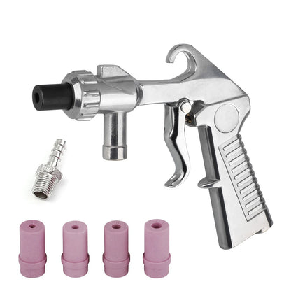 Sandblaster Air Kit with 4 Ceramic Nozzles for Abrasive Sandblasting