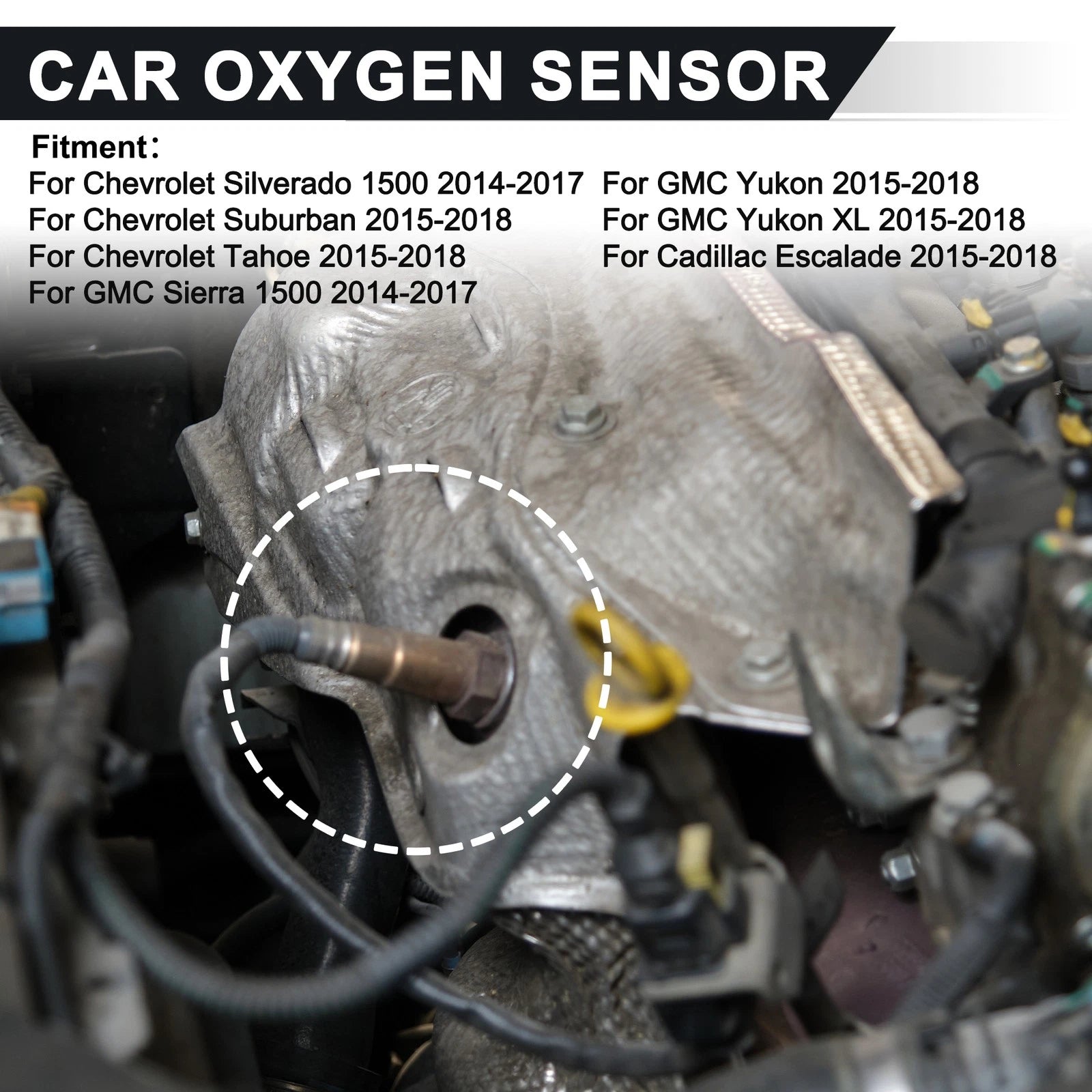 Downstream Oxygen Sensor Replacement for Chevrolet Silverado 1500 (2014–2017)