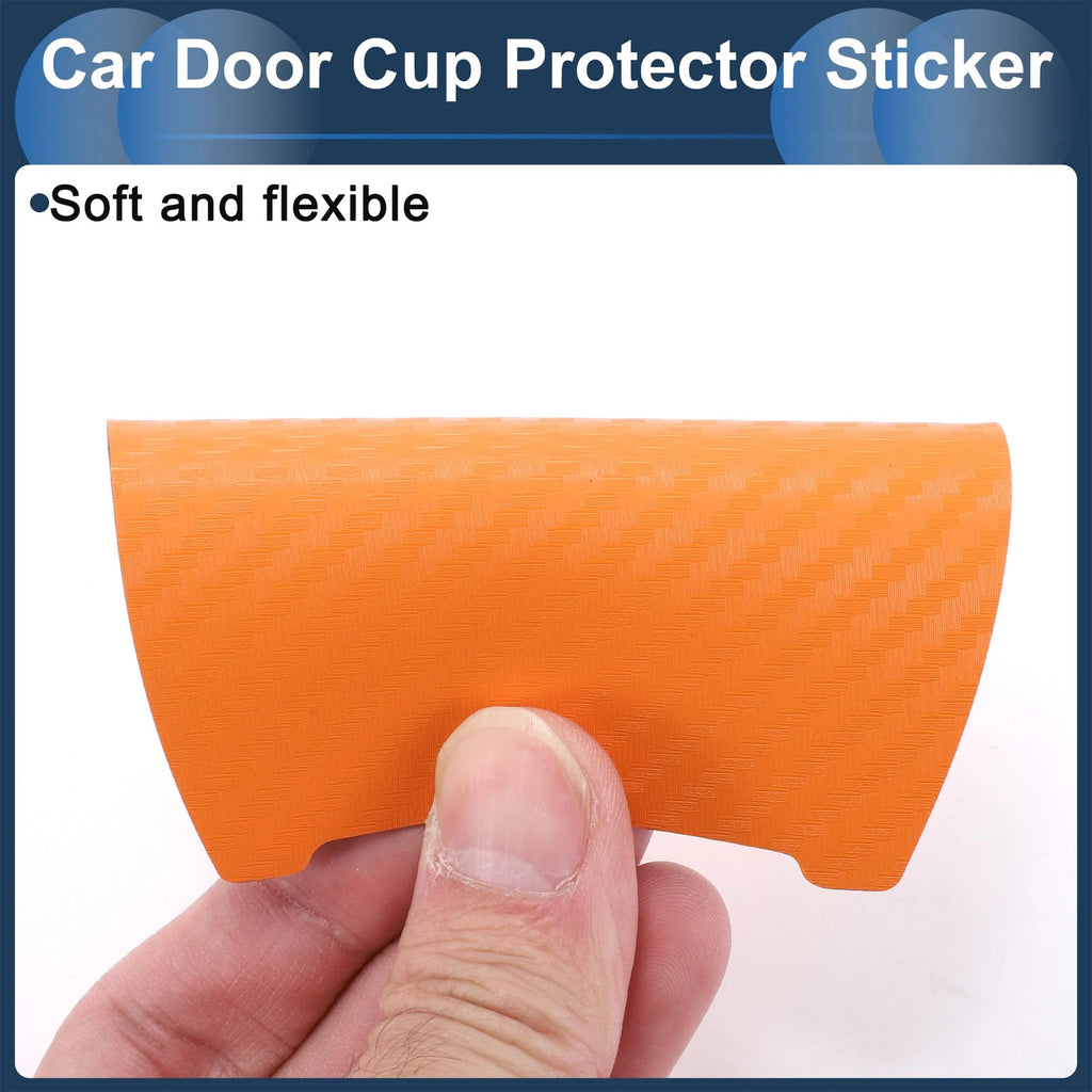 3D Car Door Handle Scratch Protector for Universal Vehicles (84x94mm)